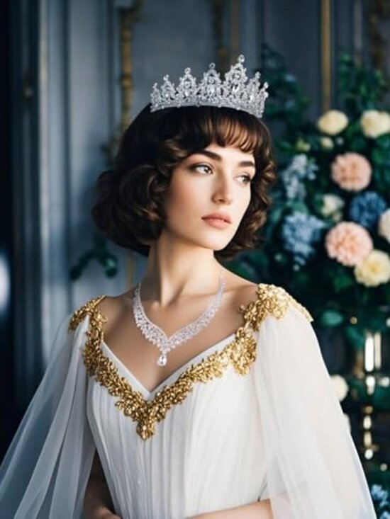 Pageant Jewelry for Women Crystal Bridal Jewelry Set for women main image 5